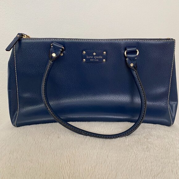 Kate Spade Navy Blue Medium Satchel - Picture 1 of 5